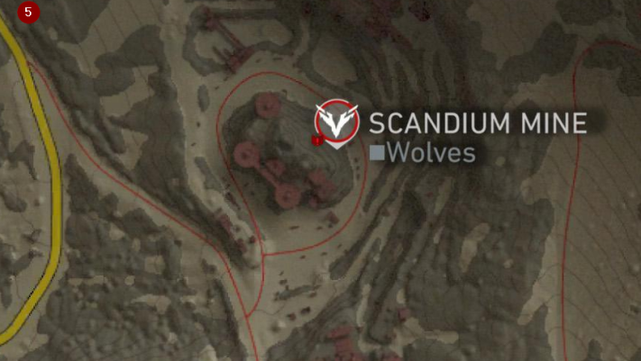 Camp Salamander and Scandium Mine reference